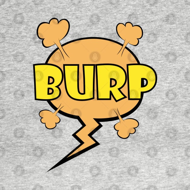 Exploding Speech Balloon With Burp Sound by MonkeyBusiness